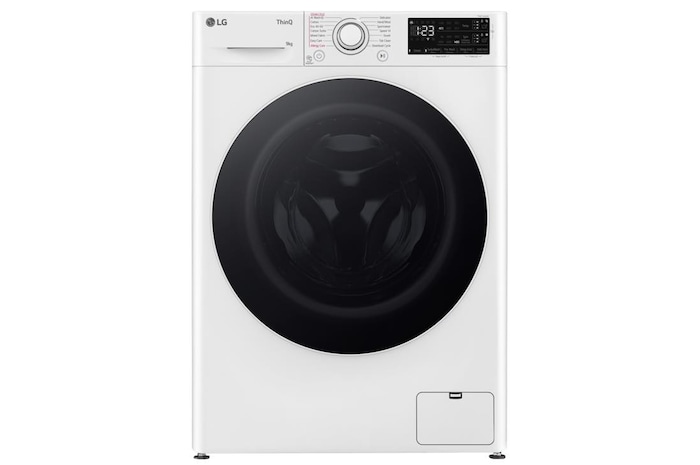 Front view of 9kg EZDispense™ Washing Machine White - F4Y509WWLA1