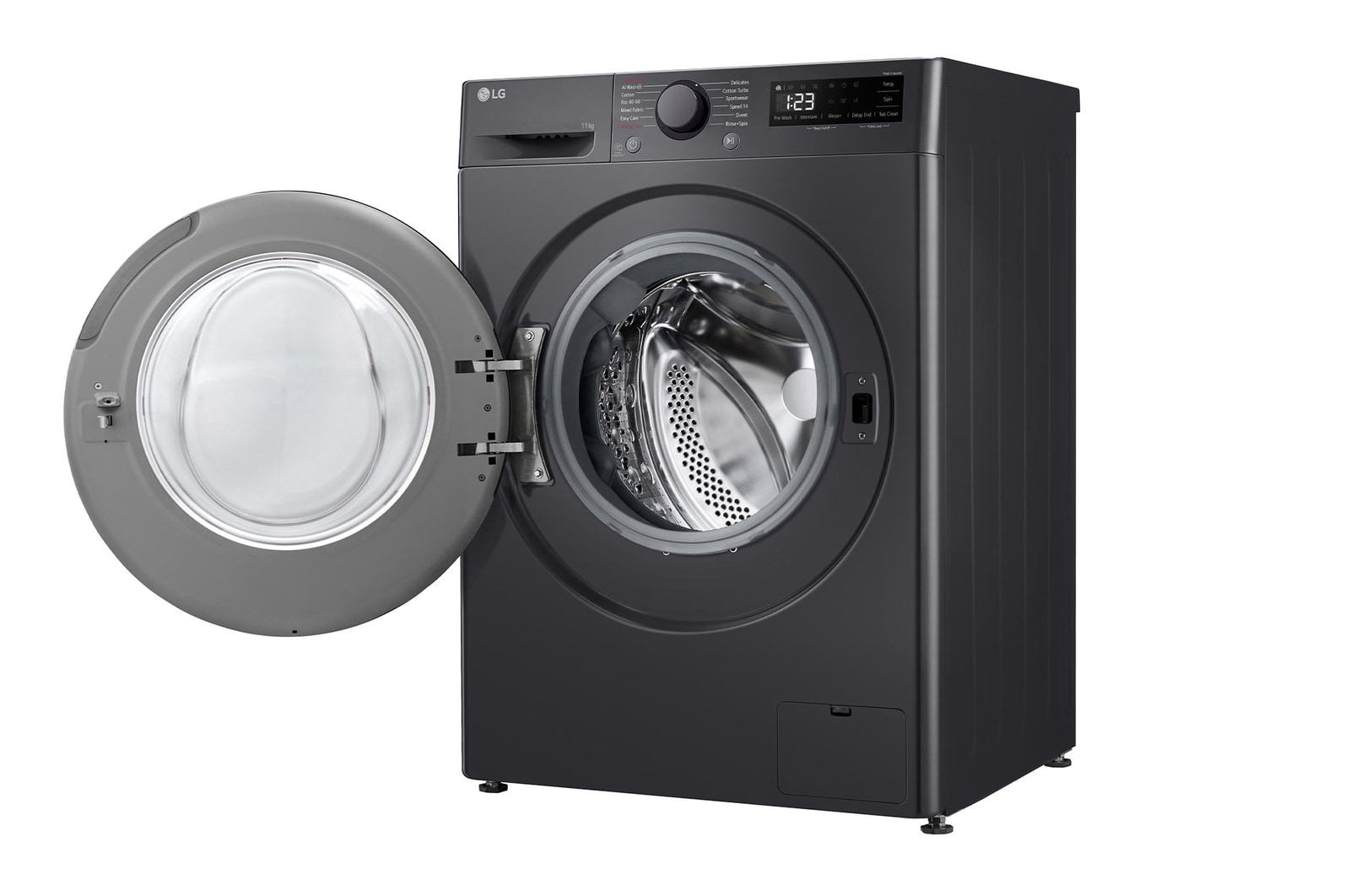 LG 11kg AI Direct Drive Washing Machine, Slate Grey, F4Y511GBLN1