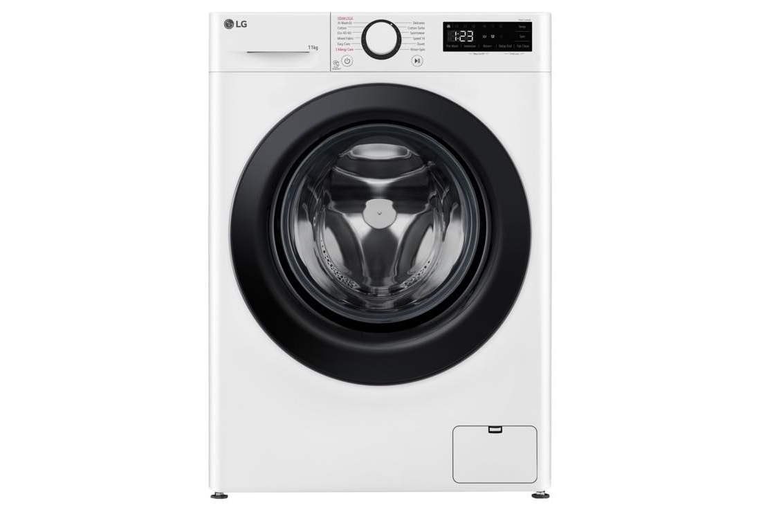 LG 11kg Steam™ Washing Machine, White, F4Y511WBLN1