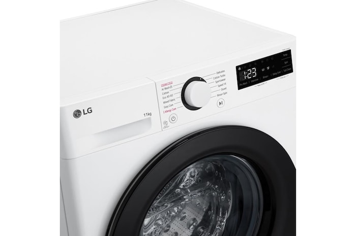 LG 11kg Steam™ Washing Machine, White, F4Y511WBLN1