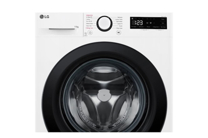 LG 11kg Steam™ Washing Machine, White, F4Y511WBLN1