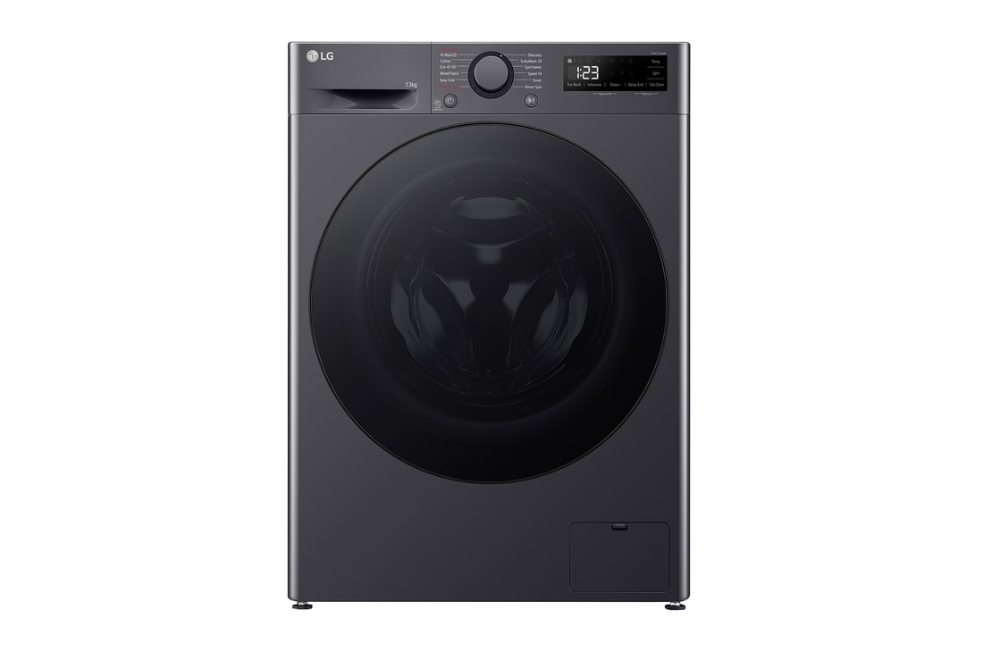 Front view of 13kg Direct Drive Washing Machine Slate Grey (F4Y513GBLN1)