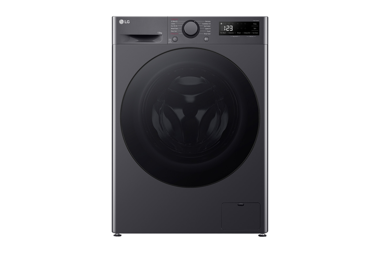 Front view of 13kg Direct Drive Washing Machine Slate Grey (F4Y513GBLN1)