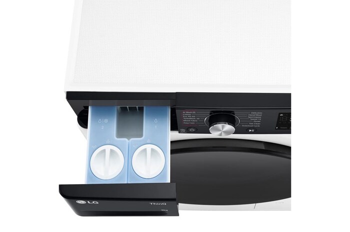 LG 9kg EZDispense™ Washing Machine, White, F4Y709WBTA1