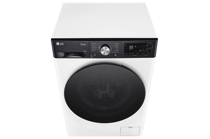 LG 9kg EZDispense™ Washing Machine, White, F4Y709WBTA1