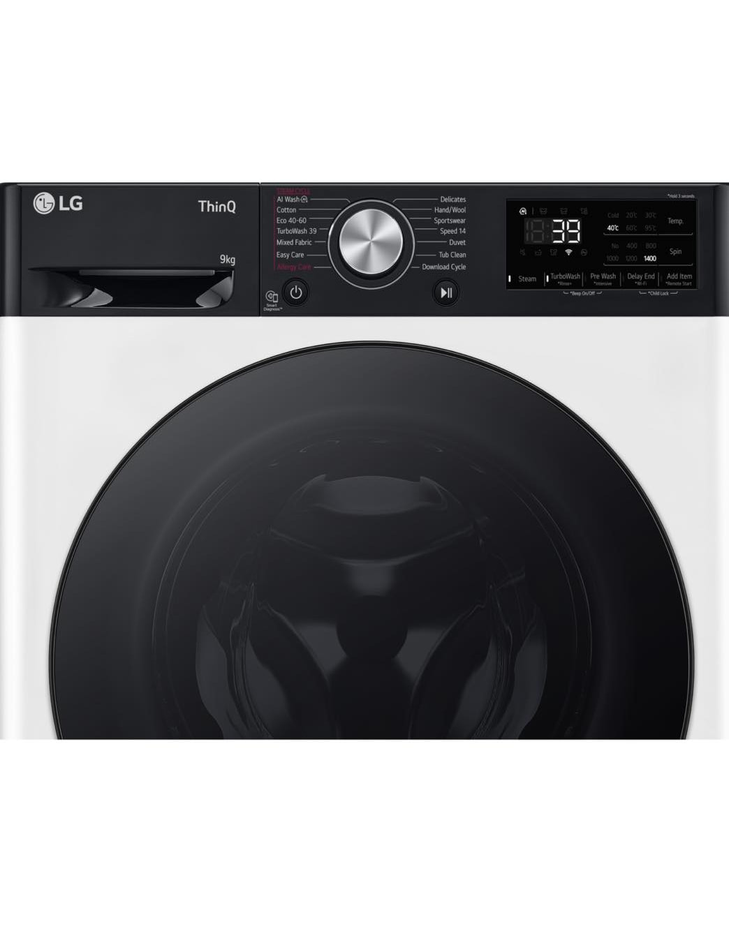 TurboWash™360 9kg Washing Machine 1400 rpm WiFi connected