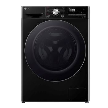 Front view of 11kg AI Direct Drive Washing Machine Series 4 Pro, Black F4Y711NCTN1