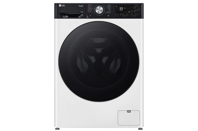 Front view of 11kg EZDispense™ Washing Machine, White, F4Y711WBTA1