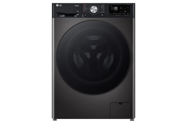 LG 13kg AI Direct Drive Washing Machine, Platinum Black, F4Y713BBTN1