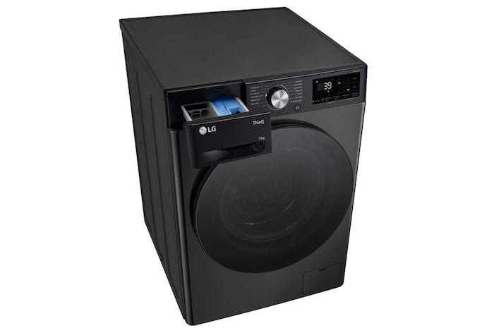LG 13kg AI Direct Drive Washing Machine, Platinum Black, F4Y713BBTN1