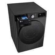 LG BIG In™ | 13kg | Washing Machine | 1400 rpm | WiFi connected | TurboWash™360 | AI Direct Drive™ | Large Capacity | A-10% Rated | Platinum Black, F4Y713BBTN1