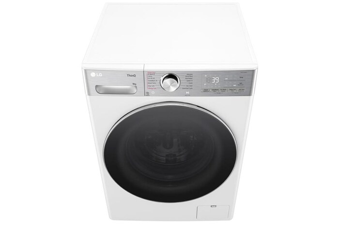 LG 9kg TurboWash™360, Steam+™, AI Direct Drive™ Washing Machine, White, F4Y909WCTN4