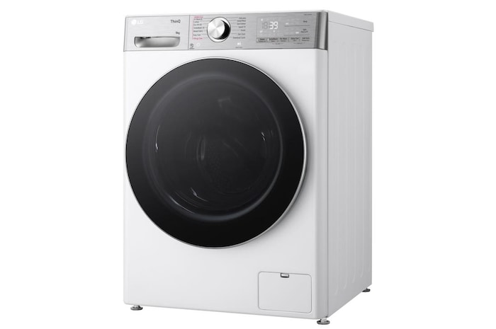 LG 9kg TurboWash™360, Steam+™, AI Direct Drive™ Washing Machine, White, F4Y909WCTN4
