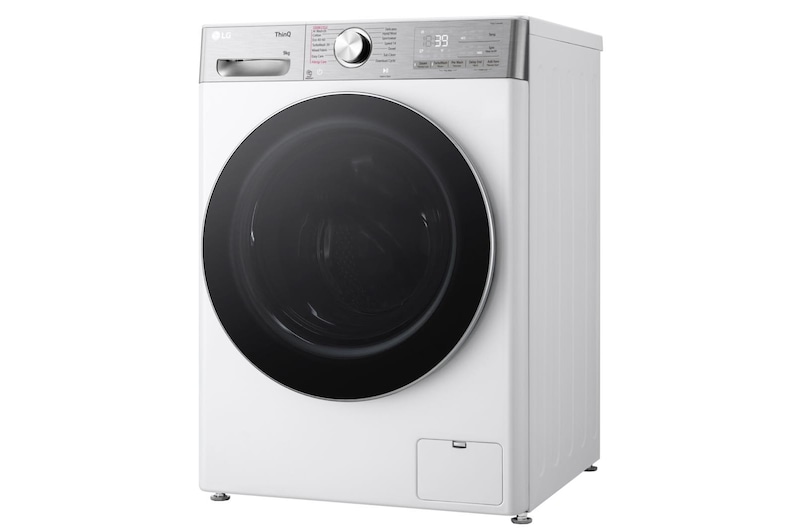 LG  9kg TurboWash™360, Steam+™, AI Direct Drive™ Washing Machine, White, F4Y909WCTN4