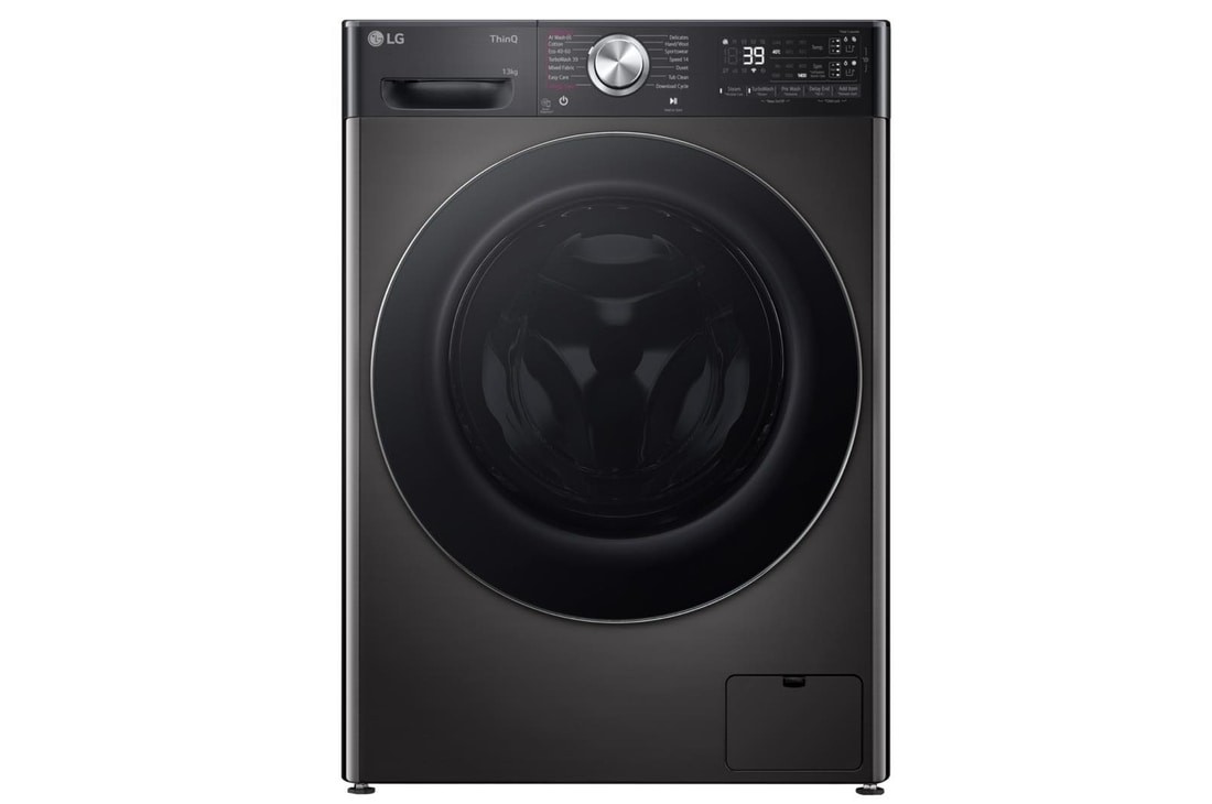 LG 9kg Counter-Depth MAX™ Washing Machine, Platinum Black, F2Y709BBTN1