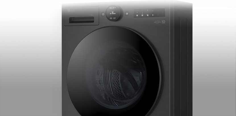 It shows the appearance of the washing machine.