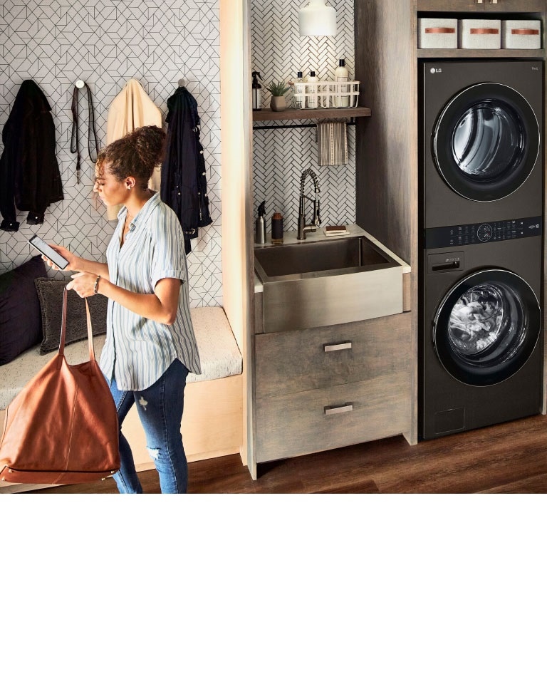 Save time and space with LG WashTower