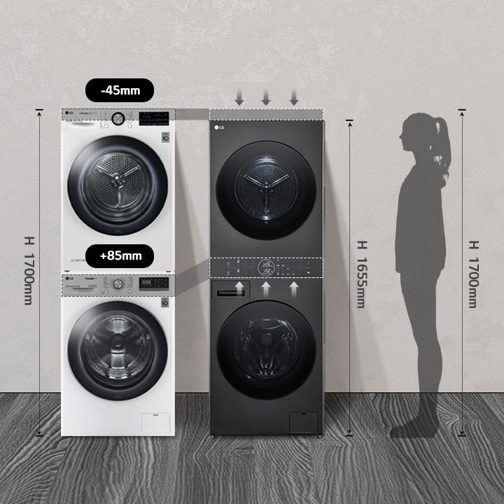 TurboWash™360 WashTower 12kg/10kg | WT1210BBTN1 | LG UK