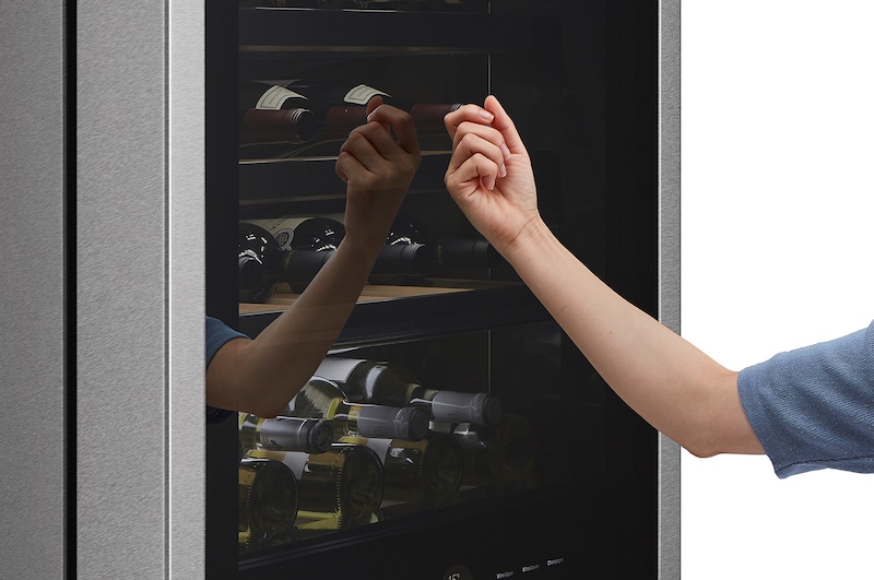 LG Winecellar with Drawer Stainless Steel, LSR200W