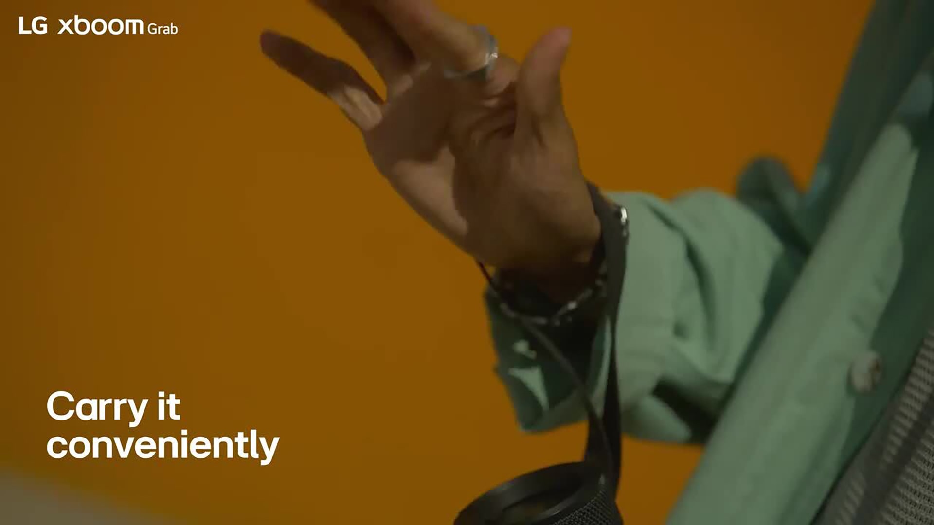 LG xboom Grab by will.i.am | Bluetooth Speaker | xboom Signature Sound with Ultimate Portability, GRAB