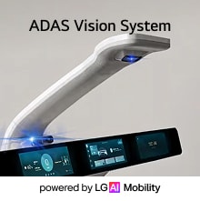 ADAS Vision System powered by LG AI Mobility – camera module and in-vehicle display interface