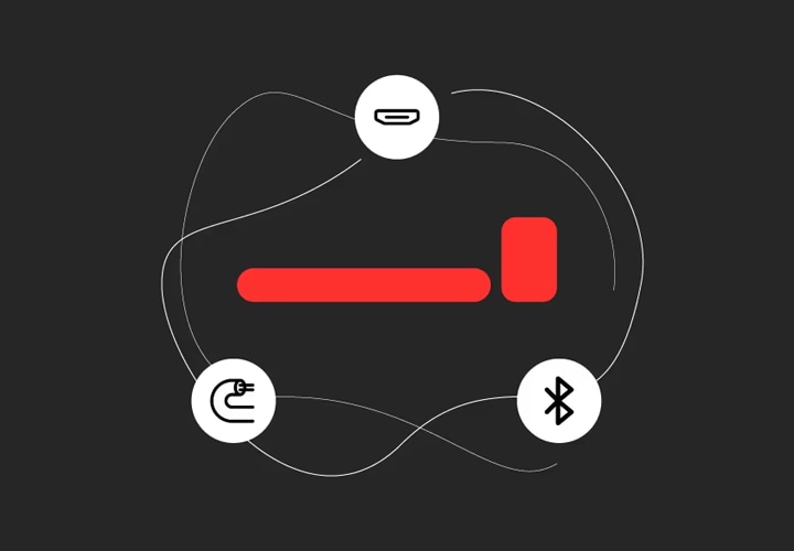 Multiple connections for setting up your soundbar