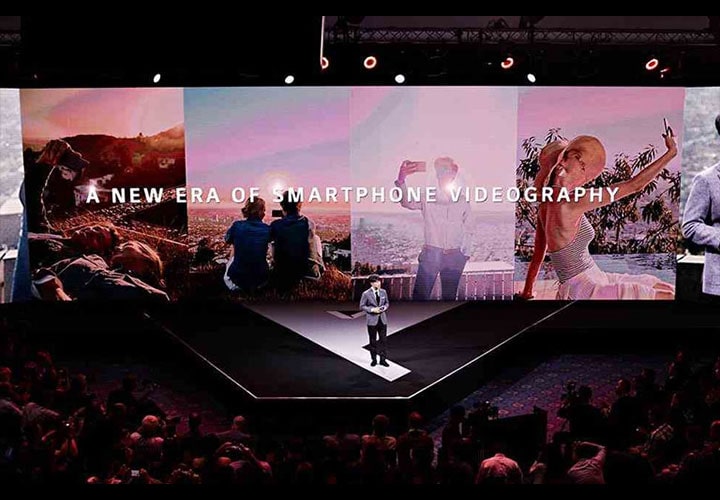 A photography of lg v30 unveiling event in berlin IFA 2017