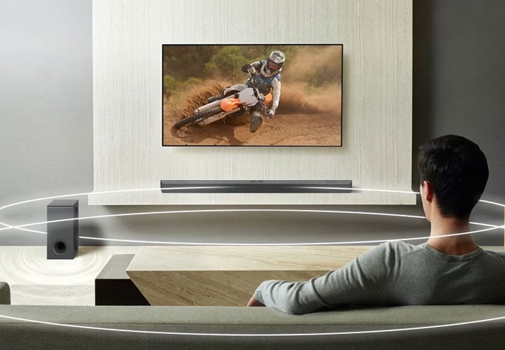 DS95QR soundbar for LG TVs with Dolby Atmos