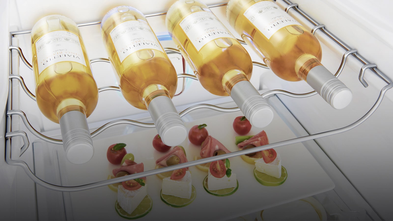 Wine on wine rack