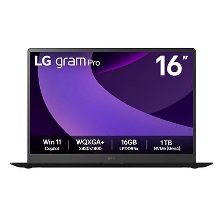 16” LG gram Pro Hyrbid AI Laptop – 16Z90TP-K | LG UK