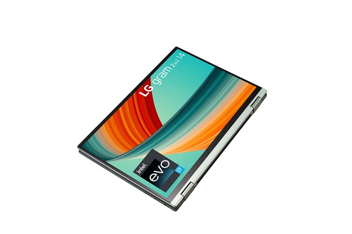 LG gram 2in1 14" laptop | ultra-lightweight with 16:10 anti-glare display and Intel® Evo 13th Gen. Processor - Sage Green, 14T90R-K.AA77A1
