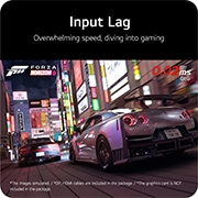 27GX790B Feature Card - Input Lag Overwhelming speed, diving into gaming