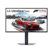 Front view of 27” LG UltraGear™ OLED Gaming Monitor, Dual Mode (720Hz@HD, 540Hz@QHD), DP2.1, Black 27GX790B-B
