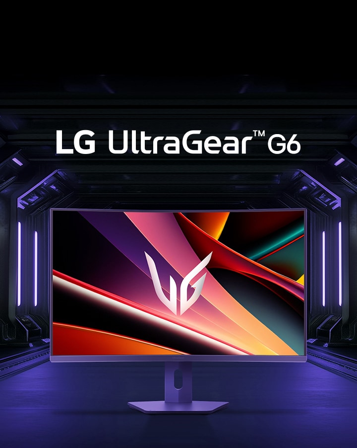 UltraGear™ OLED GX6 Logo with UltraGear product image.