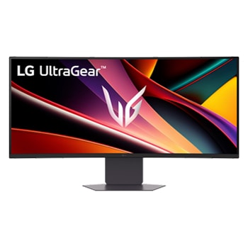 front view of the monitor with the stand down