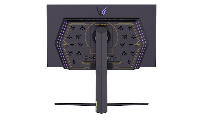 rear view with lights on