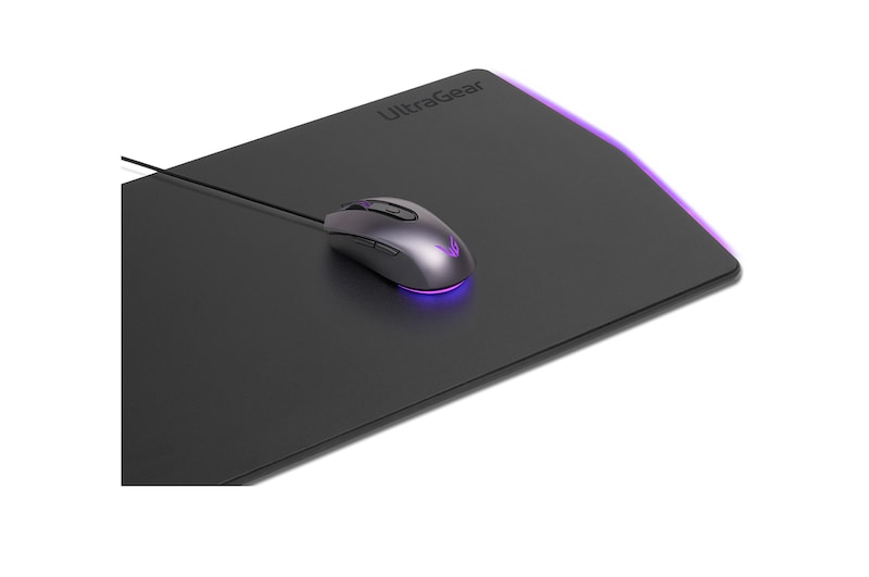 Close-up view of the pad