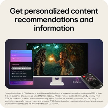 AI Concierge providing personalized recommendations based on viewing patterns and usage context.