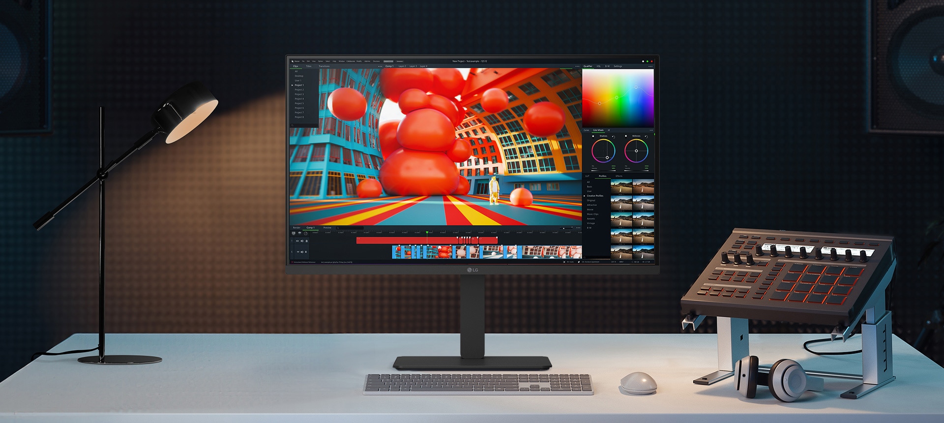 4K UHD UltraFine VA Monitor 32U720A-B