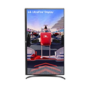 front view with the display pivoting 90 degrees in a portrait view