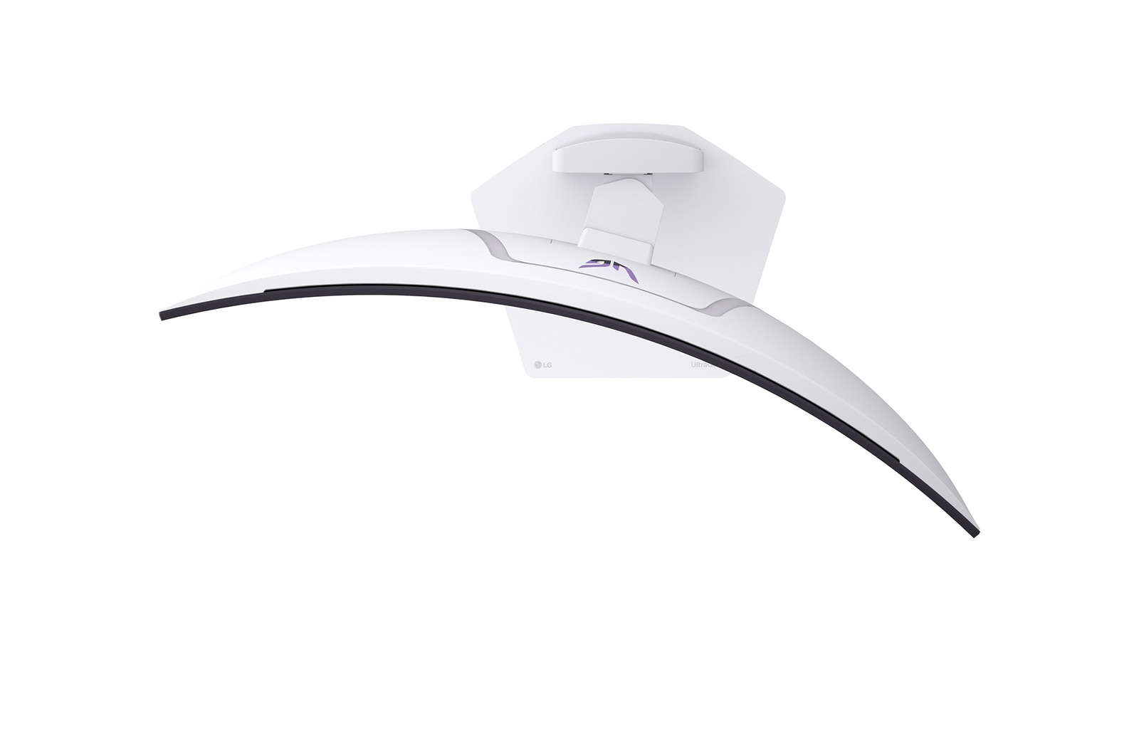 front view of the monitor with the stand down