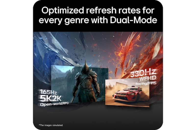 45-inch UltraGear evo GX9, World’s First AI Upscaling 45" 5K2K OLED Gaming Monitor