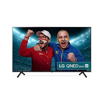 Front view of 55 Inch LG QNED evo AI QNED92 MiniLED 4K Smart TV 2025 55QNED92A6A