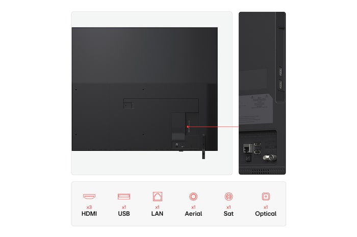 LG TV screen with an AI Magic Remote on the foreground. The AI button is highlighted and a speech bubble shows text, suggest a movie I like. On the screen we see the user icon E, indicating how AI Voice ID was able to identify which user it was and give personalized recommendations just based on their voice.