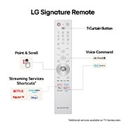 LG 77 Inch LG SIGNATURE OLED T, World's first transparent & true wireless OLED TV, OLED77T49LA