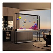 LG 77 Inch LG SIGNATURE OLED T, World's first transparent & true wireless OLED TV, OLED77T49LA