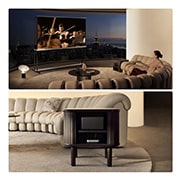 LG 77 Inch LG SIGNATURE OLED T, World's first transparent & true wireless OLED TV, OLED77T49LA
