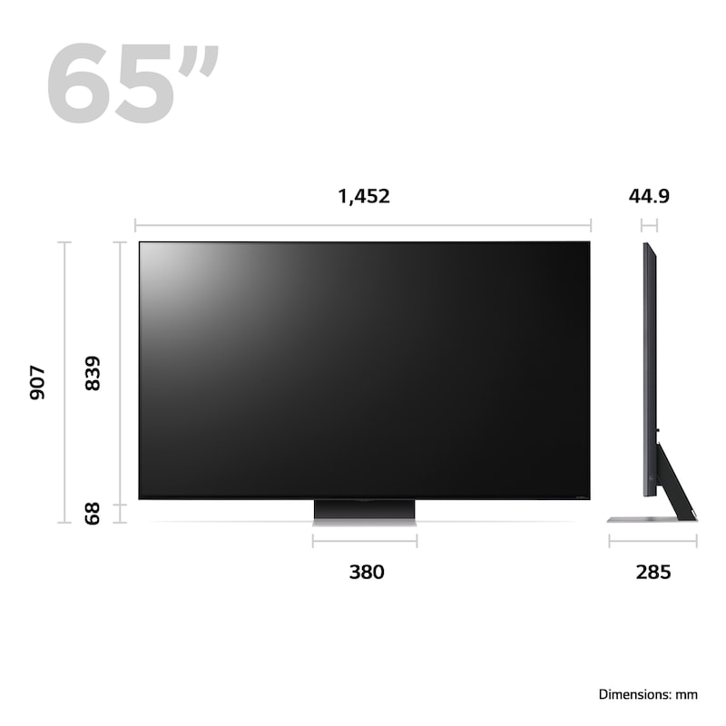LG QNED86 65 inch 4K Smart UHD TV 2023, 65QNED866RE