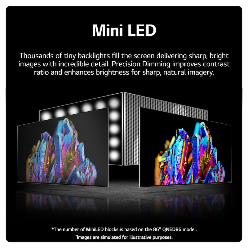 LG QNED86 65 inch 4K Smart UHD TV 2023, 65QNED866RE