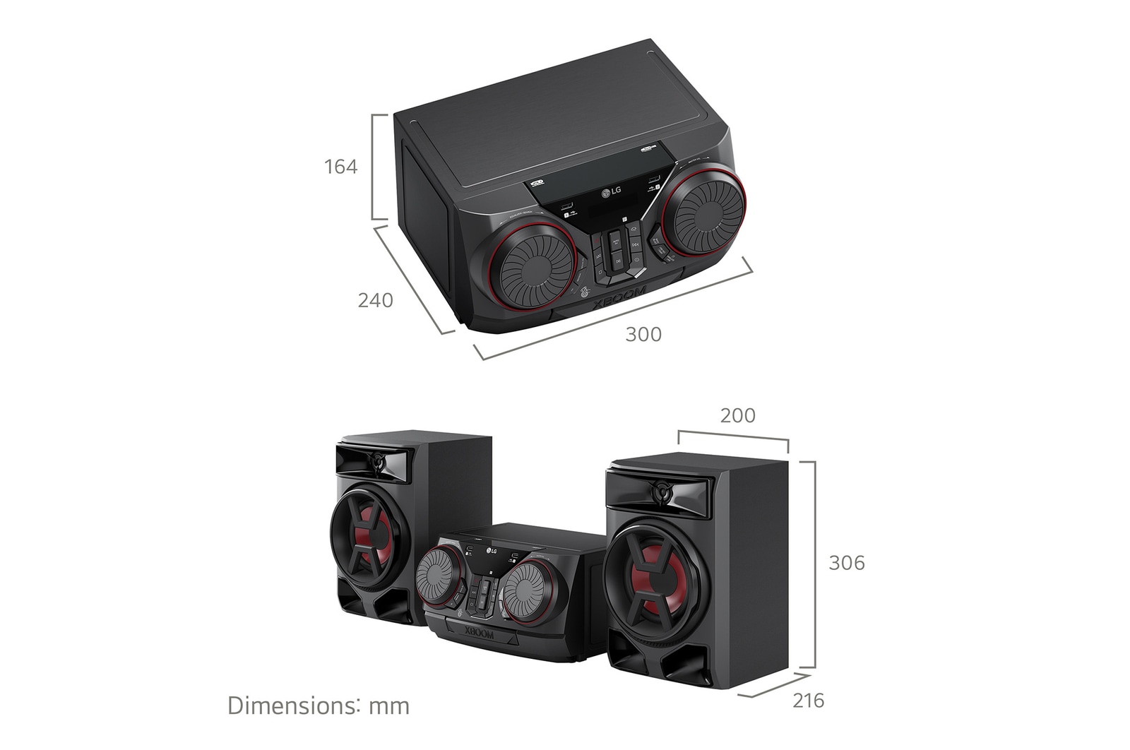 Front view fron right side with speakers